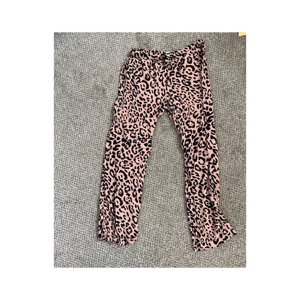 Leopard print pajama bottoms from Forever 21